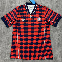 25/26 Bayern Ｇrid Blue& Red Edition Fans Soccer Jersey
