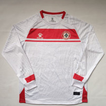 25/26 Lebanese White Long Sleeve Fans Soccer Jersey
