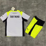 25/26 Dortmund Away Kids Soccer Jersey