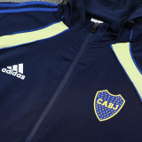 25/26 Boca Juniors Royal Blue Hooded Windbreaker Tracksuit