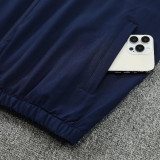 25/26 PSG Royal Blue Hooded Windbreaker Tracksuit