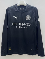 25/26 Man City Away Long Sleeve Fans Soccer Jersey