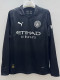 25/26 Man City Away Long Sleeve Fans Soccer Jersey