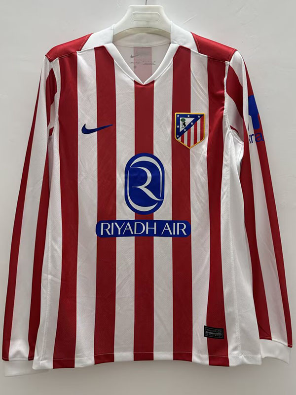 25/26  ATM Home Long Sleeve Fans Soccer Jersey