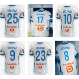 25/26  Marseille Home Long Sleeve Fans Soccer Jersey