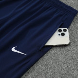 25/26 PSG Blue Ｇrid Half Pull Tracksuit (半拉链)