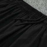 25/26 Man Utd Black Hooded Windbreaker Tracksuit