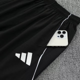 25/26 Argentina Black Hooded Windbreaker Tracksuit