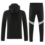 25/26 Argentina Black Hooded Windbreaker Tracksuit