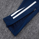 25/26 Al-Nassr Royal Blue Half Pull Tracksuit #B25110 (半拉链)