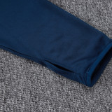 25/26 Boca Royal Blue Half Pull Tracksuit #B25108 (半拉链)