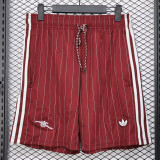 25/26 LIV Maroon Casual Player Version Shorts Pants