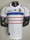 1998 France Away Player Version Retro Soccer Jersey(右胸带小字)