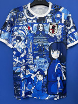 25/26 Japan Blue Spirited Away Fans Soccer Jersey