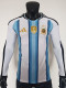 26/27 Argentina Home Player Version Long Sleeve Soccer Jersey(胸前带章)