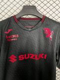 25/26 Torino Commemorative Edition Black Fans Soccer Jersey