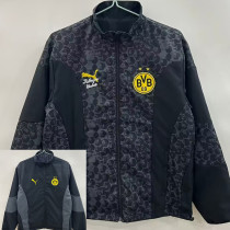 25/26 Dortmund Black Double Sided Windbreaker (双面风衣)