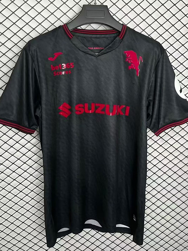25/26 Torino Commemorative Edition Black Fans Soccer Jersey