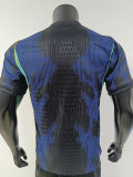 2006 Brazil Away Player Version Soccer Jersey