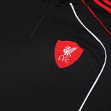 25/26 LIV Black &Red Edge Half Pull Tracksuit (半拉链)