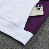25/26 Man Utd White Jacket Tracksuit