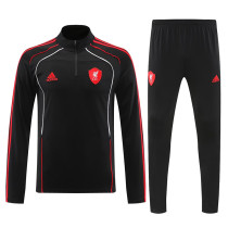 25/26 LIV Black &Red Edge Half Pull Tracksuit (半拉链)