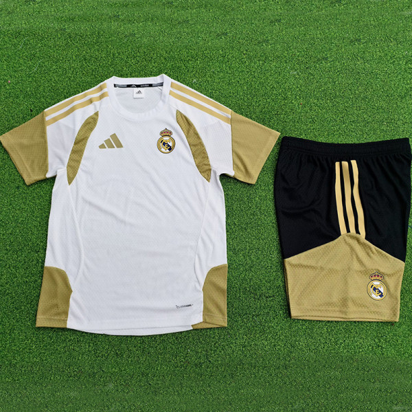 25/26 RMA Ｗhite Yellow  Player Version Training Short Suit球员版