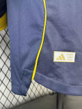 25/26  Boca Juniors Home Player Version  Long Sleeve Soccer Jersey（两袖CETROGAR)
