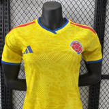 25/26 Colombia Home Women Player Version Soccer Jersey#球员版女