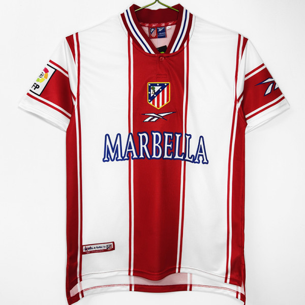 1999/2000 ATM Home  Retro Soccer Jersey(带西甲章)