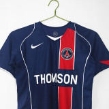 2004/2005 PSG Home Red Retro Soccer Jersey(8A)