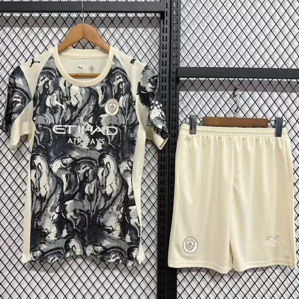 25/26 Man City Year of the Horse Special Edition Kids Soccer Jersey