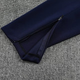 25/26 PSG Grid Pattern Royal Blue Jacket Tracksuit