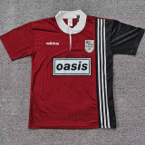 1996 OASIS Red Retro Soccer Jersey