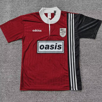 1996 OASIS Red Retro Soccer Jersey