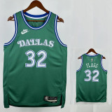 25/26 Dallas Mavericks FL AGG #32 Green Royal EditionTop Quality Hot Pressing NBA Jersey