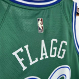 25/26 Dallas Mavericks FL AGG #32 Green Royal EditionTop Quality Hot Pressing NBA Jersey