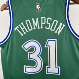 25/26 Dallas Mavericks THOMPSON #31 Green Royal EditionTop Quality Hot Pressing NBA Jersey