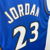 01/02 Wizards JORDAN # 23 Blue Retro EditionTop Quality Hot Pressing NBA Jersey