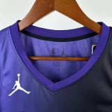 23/24 KINGS WESTBROOK #18 Purple Flying Man Limited Top Quality Hot Pressing NBA Jersey