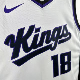 23/24 KINGS WESTBROOK #18 White Top Quality Hot Pressing NBA Jersey