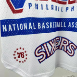 25/26 76ERS White MN Retro Edition Short Shirts