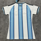 26/27 Argentina Home Women Soccer Jersey(胸前带章)女