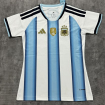 26/27 Argentina Home Women Soccer Jersey(胸前带章)女