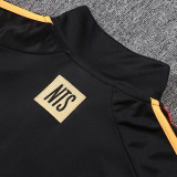 25/26 ARS Black Retro Edition Half Pull Tracksuit #B25113(半拉链)