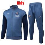 5/26 PSG Grey Kids Jacket Tracksuit # E25180