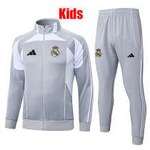 25/26 RMA Ｇrey Kids Jacket Tracksuit#E25183童装