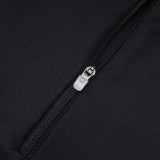 25/26 ARS Black Half Pull Tracksuit #B2511(半拉链)