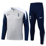 25/26 TOT Grey Half Pull Tracksuit#B25117  (半拉链)