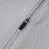 25/26 TOT Grey Kids Half Pull Tracksuit#E25185 (童装半拉链)